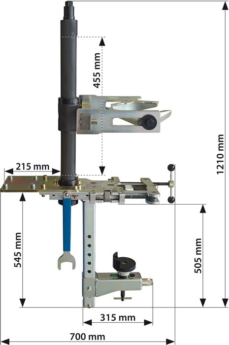 Compresseur de ressort avec support mobile | Gedore