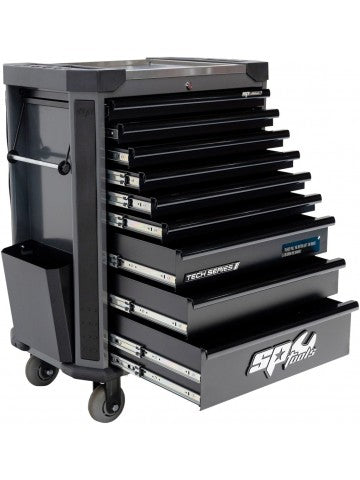 Servante 9 tiroirs dont 4 équipés de 214 outils TECH Series | SP Tools