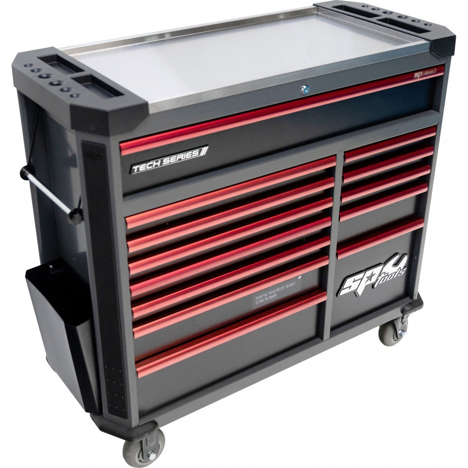 Servante XL Experts 13 tiroirs dont 8 équipés de 388 outils TECH SERIES | SP Tools