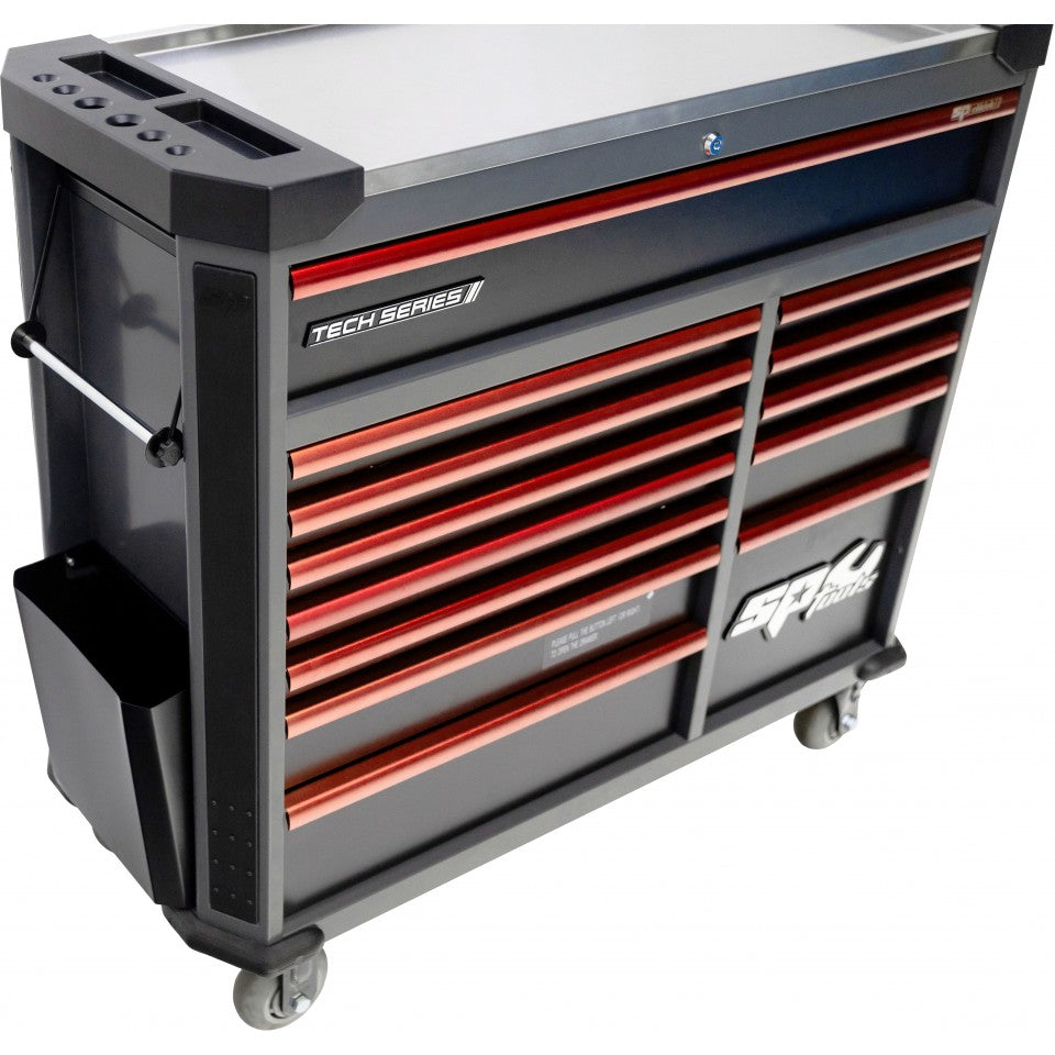Servante XL Experts 13 tiroirs dont 8 équipés de 388 outils TECH SERIES | SP Tools