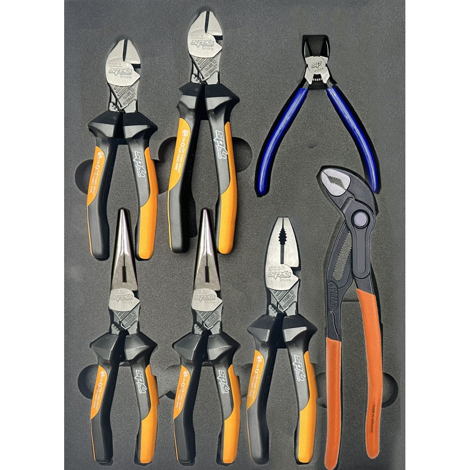 Module pinces (5x allemandes) - 7 pièces (S) | SP Tools | SP00578
