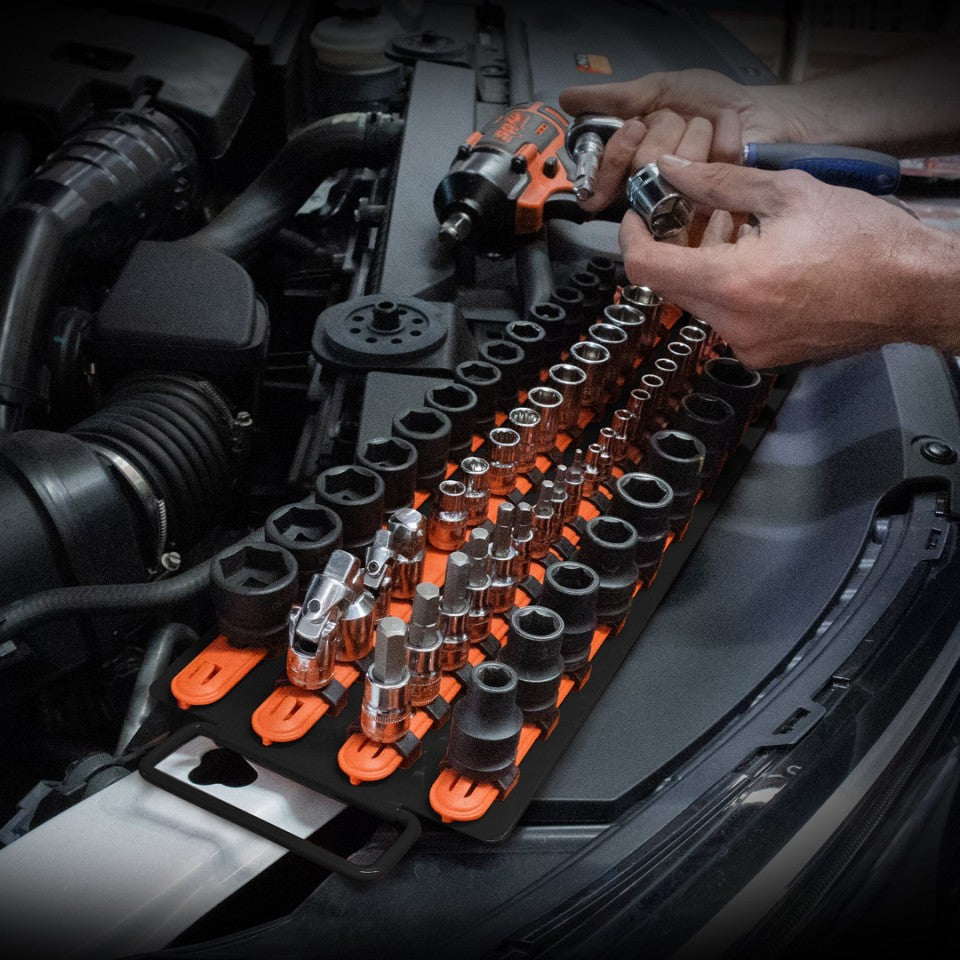 Organisateur magnétique de douilles - 80 emplacements | SP Tools | SP31780