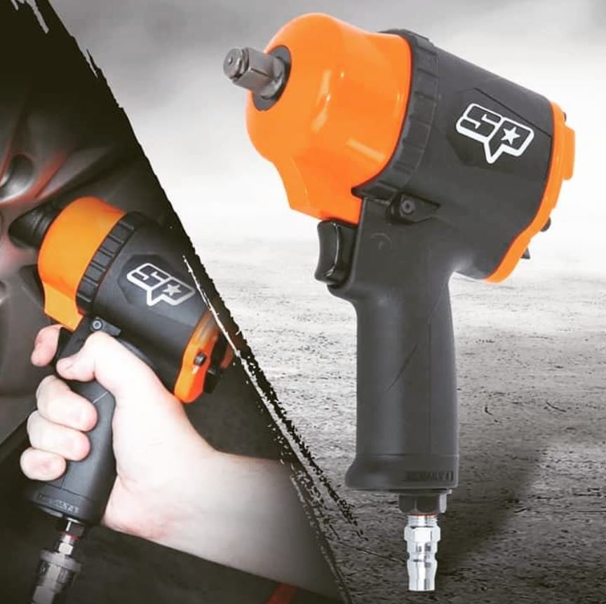 Clé à chocs 1/2'' V8 double marteau 1700 Nm composite - 8000 tr/min | SP Tools | SP-9149