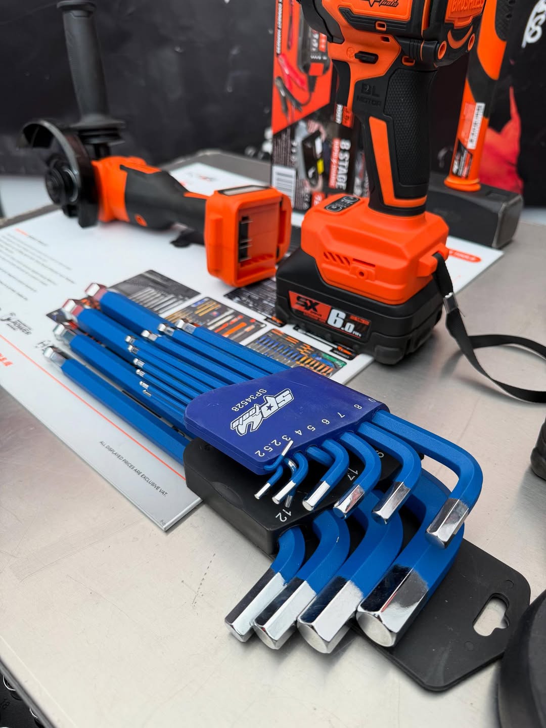 Assortiment clés mâles XL 6 pans sphériques - 13 pièces | SP Tools | SP34528