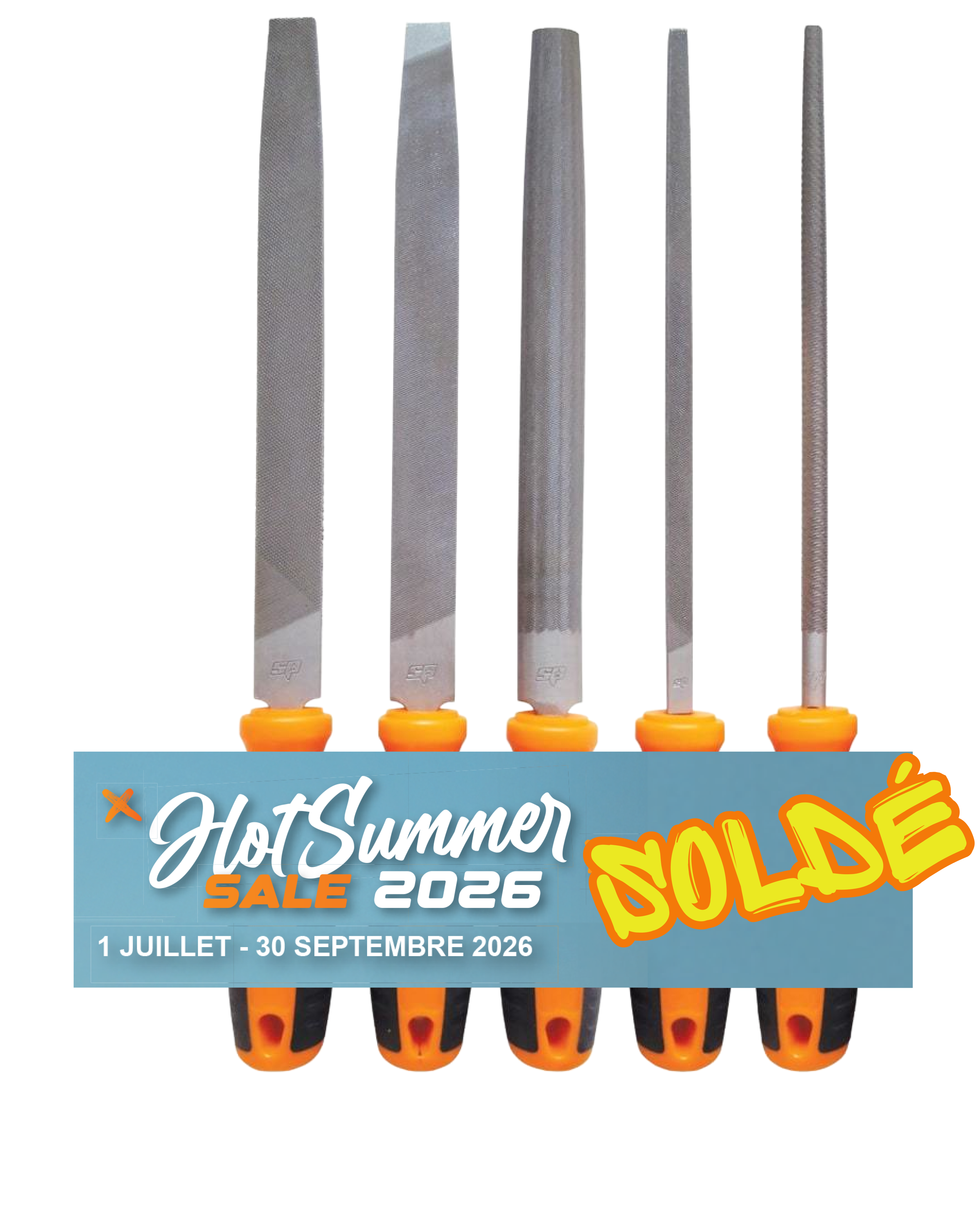 Assortiment de limes - 5 pièces | SP Tools | SP36035