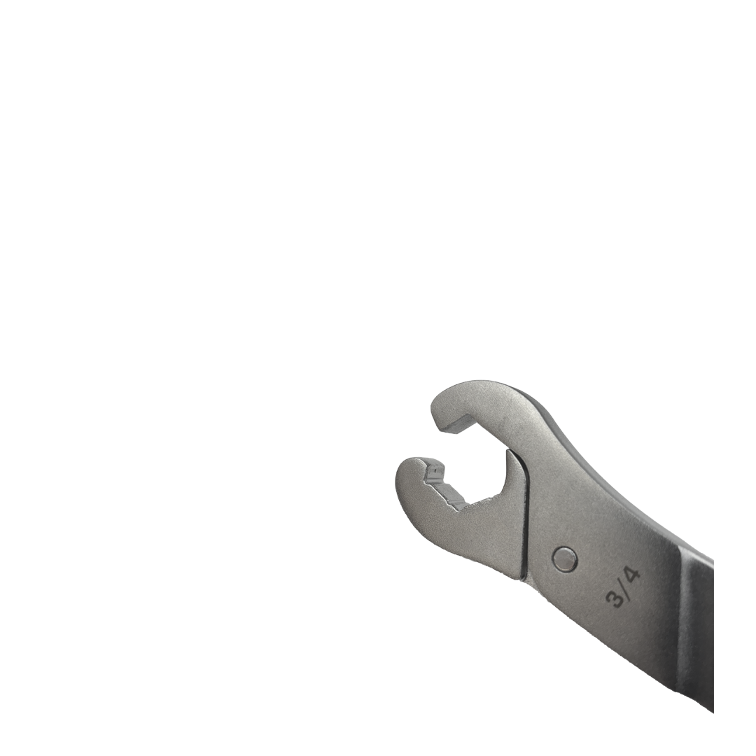 Clés polygonales à cliquet pour écrous évasés - 6 pièces | SP Tools | SP10046