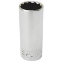 Douille Longue KS TOOLS 918.3837 - 3/8" 6 Pans 17 Mm - Chrome Vanadium - 63 Mm - 12