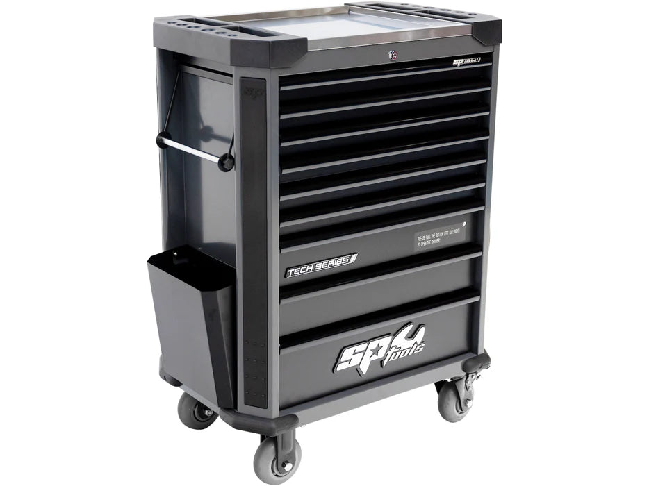 Servante VDE 1000V équipée de 199 outils TECH SERIES Noire | SP Tools