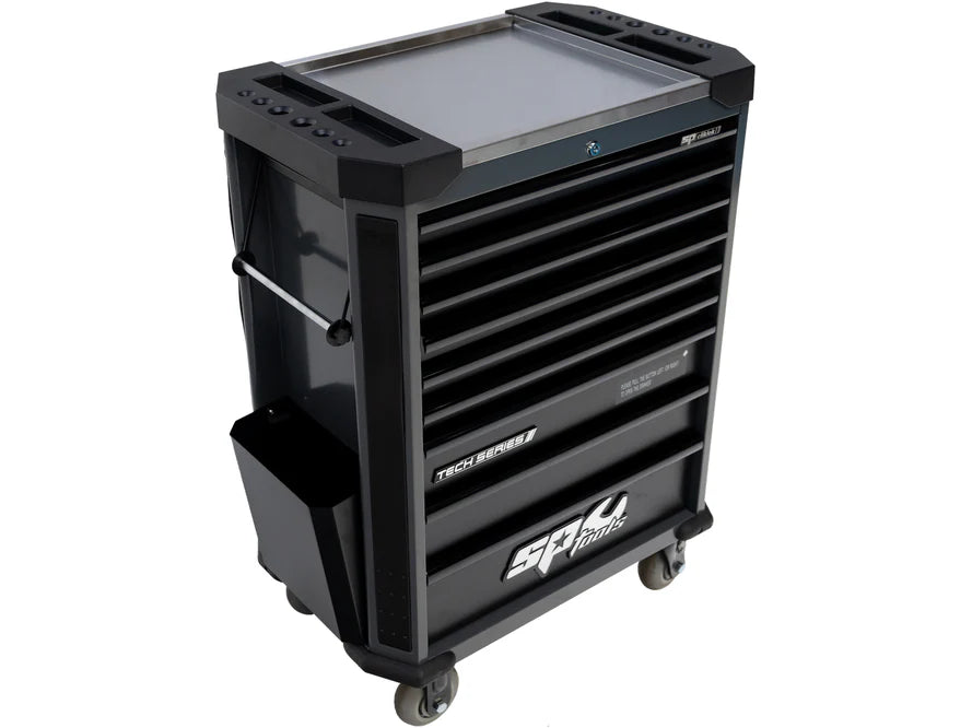 Servante VDE 1000V équipée de 199 outils TECH SERIES Noire | SP Tools