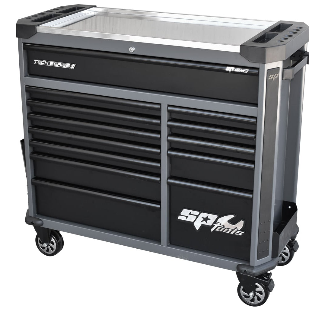 Servante XL Experts 13 tiroirs dont 10 équipés de 477 outils TECH SERIES | SP Tools