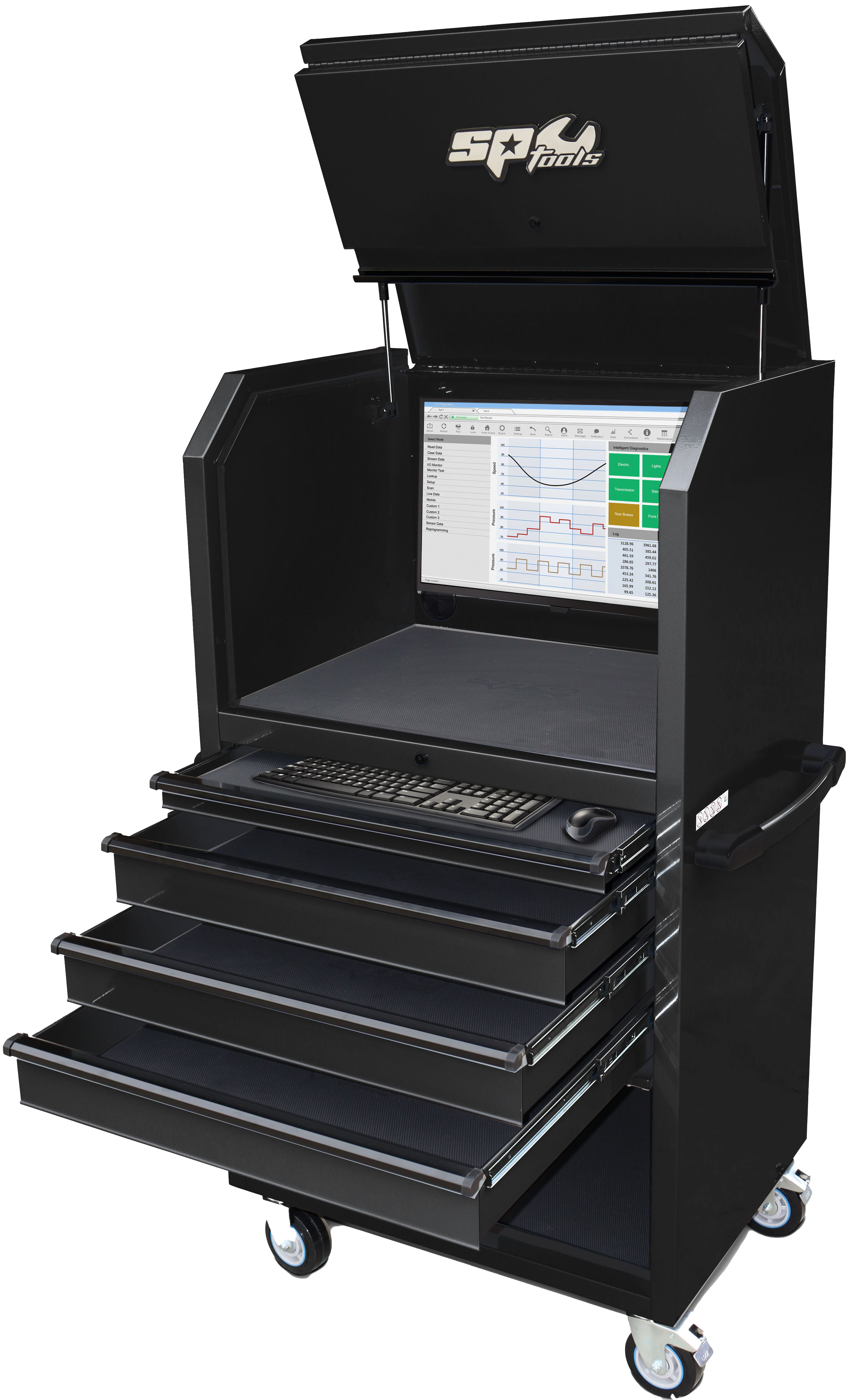 Servante Diagnostique - Noir - Gamme SUMO | SP Tools