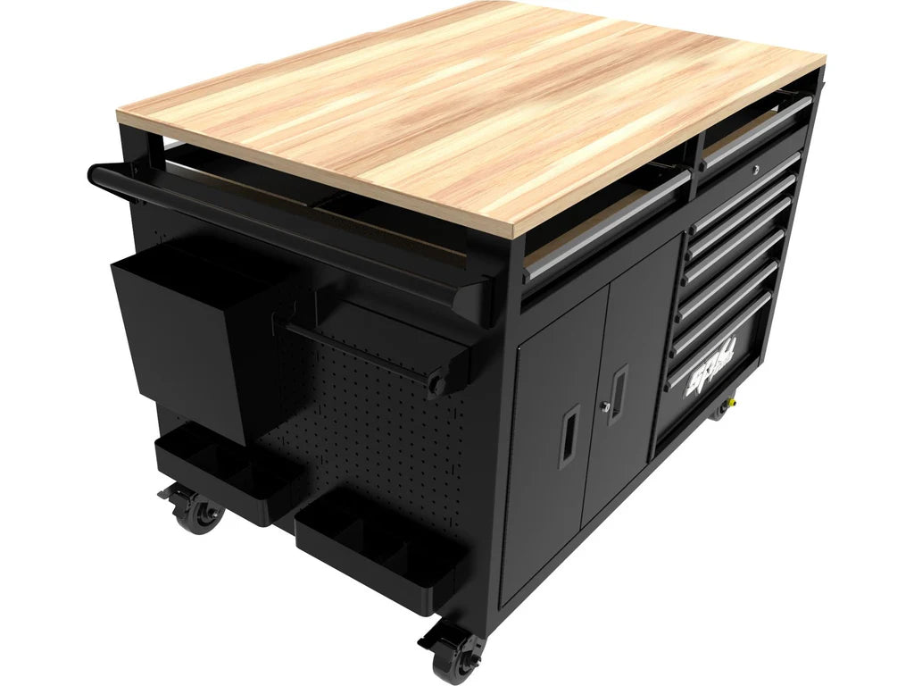 Servante 16 tiroirs vide XXL USA SUMO plateau Bois | SP Tools