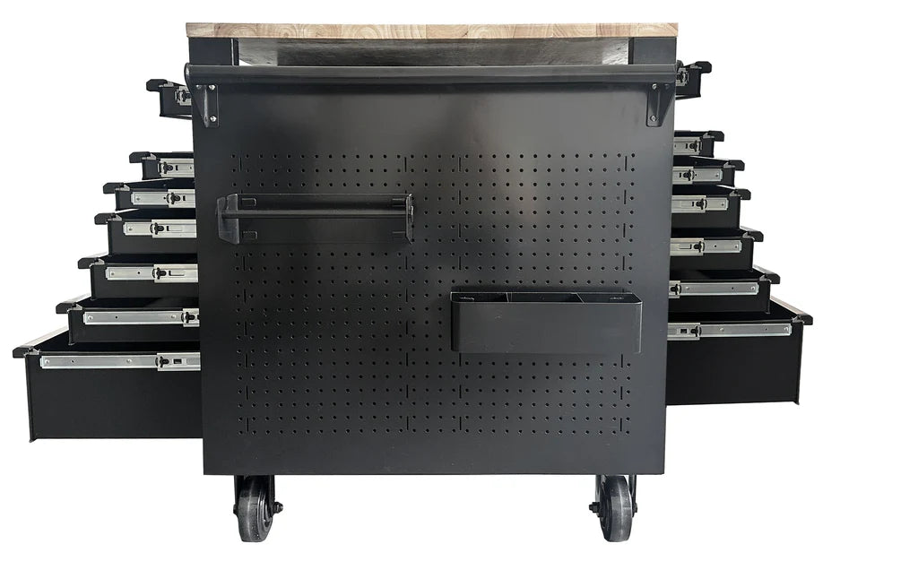 Servante 16 tiroirs vide XXL USA SUMO plateau Bois | SP Tools