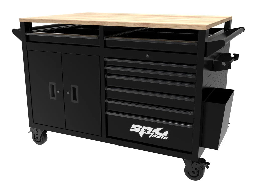 Servante 16 tiroirs vide XXL USA SUMO plateau Bois | SP Tools