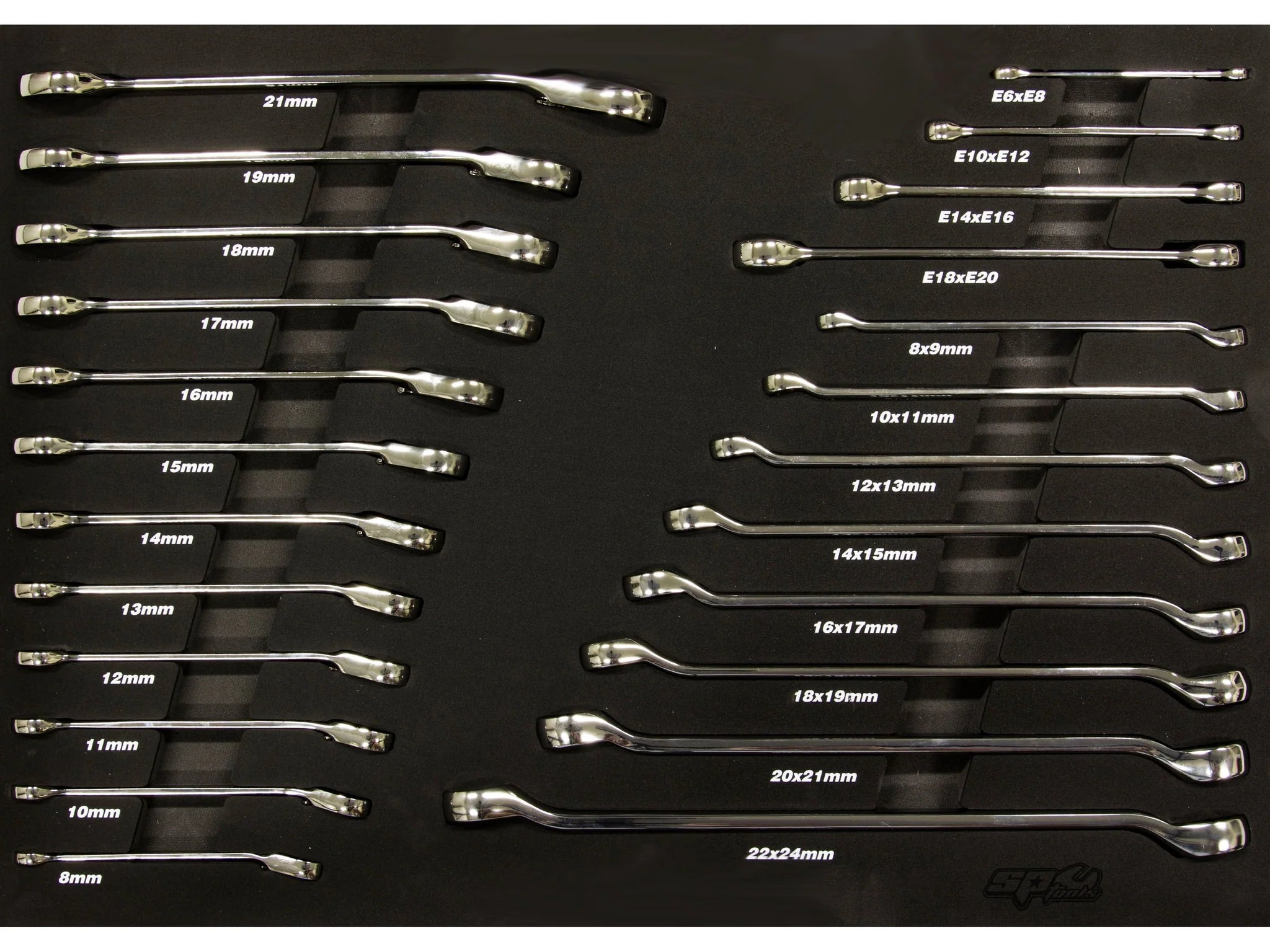 Servante MOTOS XL 14 tiroirs dont 9 équipés de 363 outils CUSTOM SERIES Noire | SP Tools