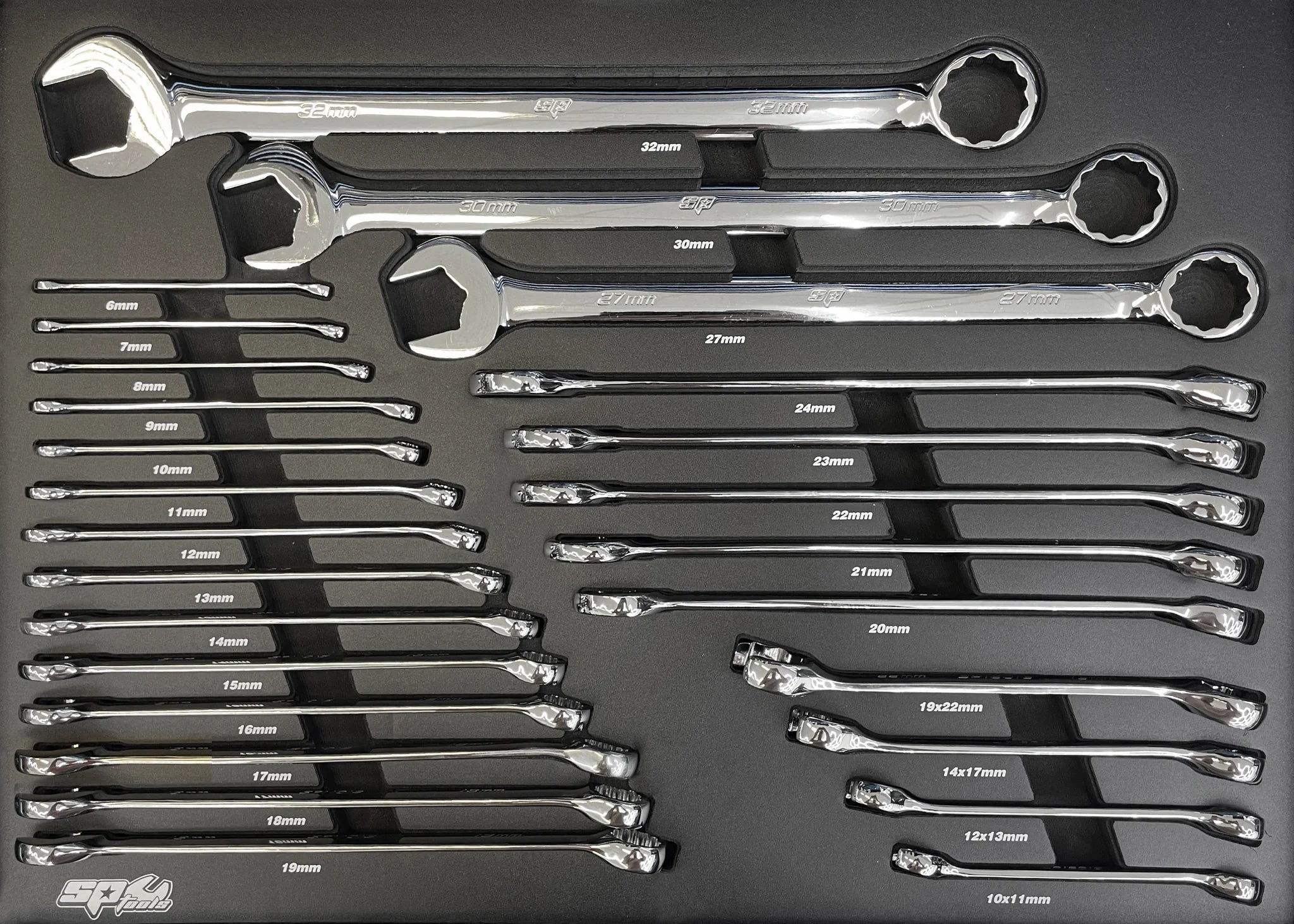 Servante 14 tiroirs dont 9 équipés de 411 outils CUSTOM SERIES - Edition limitée | SP Tools | SPEY001T