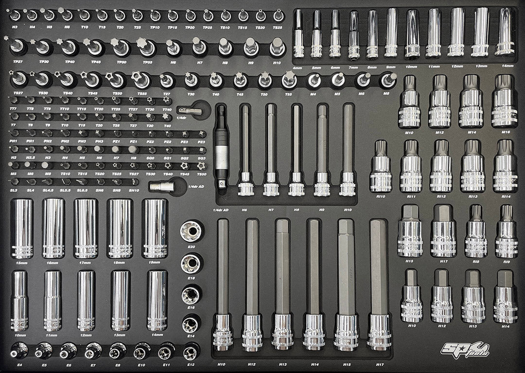 TopBox 7 tiroirs dont 5 équipés de 334 outils TECH SERIES | SP Tools | SP01131