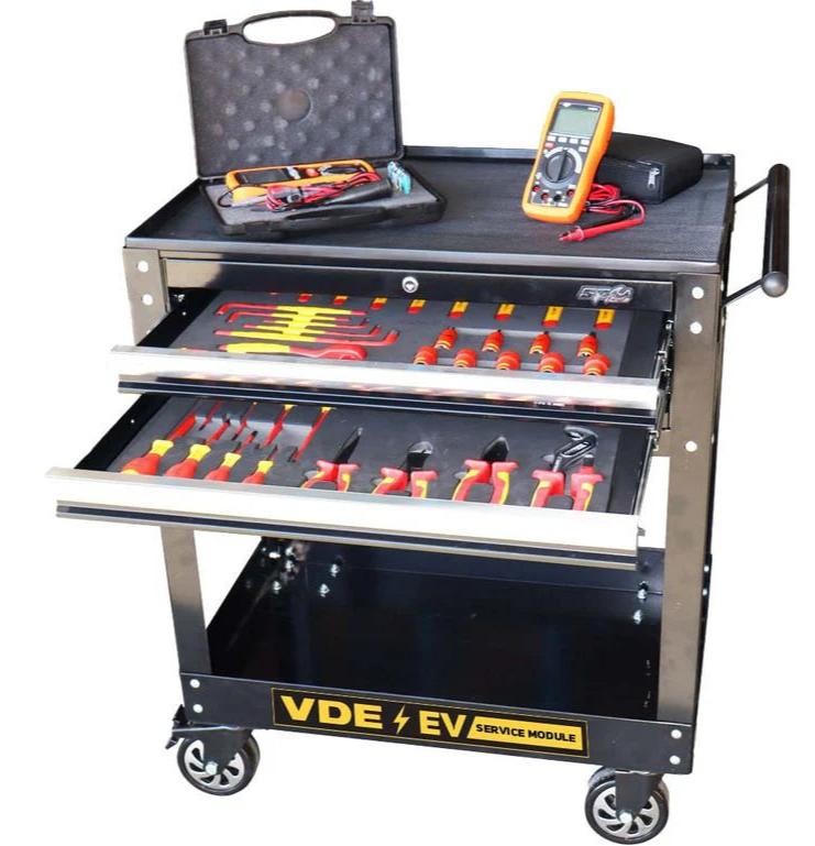 Servante VDE 1000V équipée de 46 outils CUSTOM SERIES | SP Tools