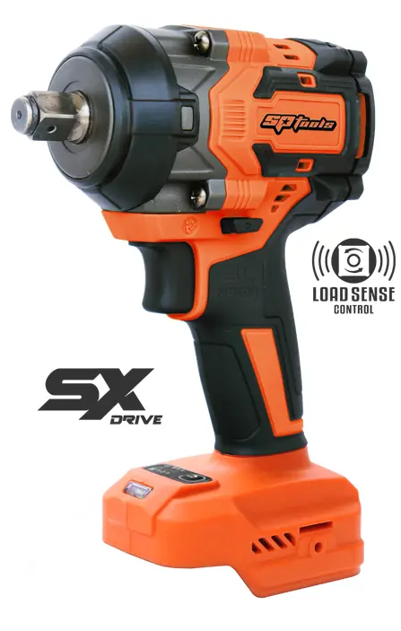 Clé à chocs 1/2'' 18V - Brushless, 850 Nm, 2800 Rpm - Machine seule | SP Tools | SP83126BU