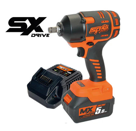 Clé à chocs 1/2'' 16V 5.0 Ah - Brushless, 970 Nm, 2200 Rpm | SP Tools