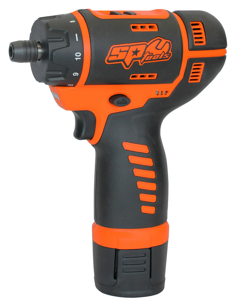 Visseuse à chocs 1/4'' avec embout 12V 2.5 Ah - 17 Nm, 1700 Rpm | SP Tools