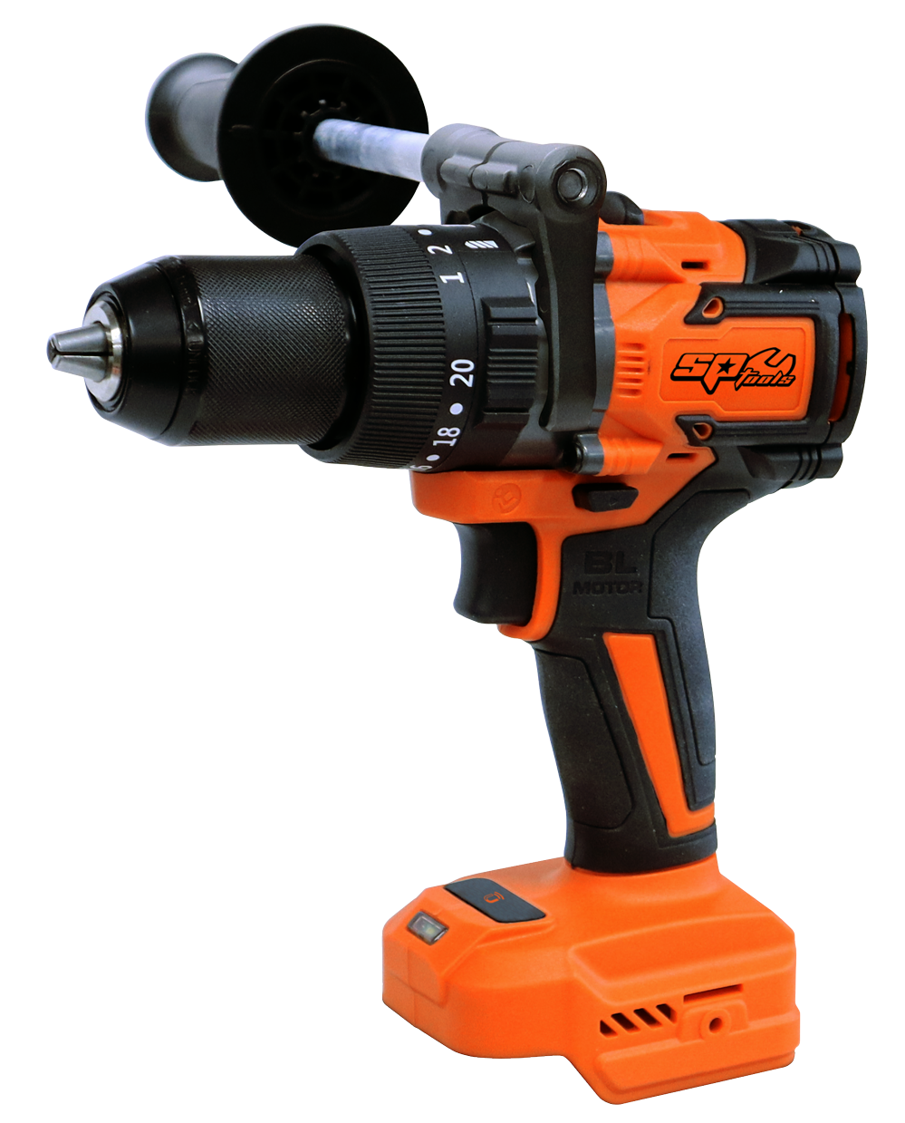 Perceuse à percussion 18V - Brushless, 65 Nm, 2 vitesses 430 et 1550 tr/min | SP Tools | SP83244BU