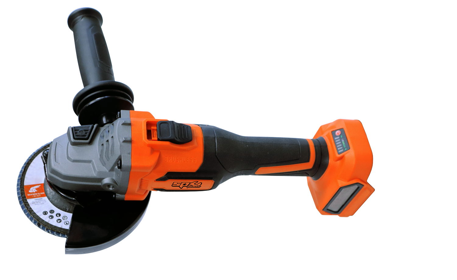 Meuleuse d'angle 125mm 18V Extrême power, 7000 tr/min | SP Tools | SP83311BU