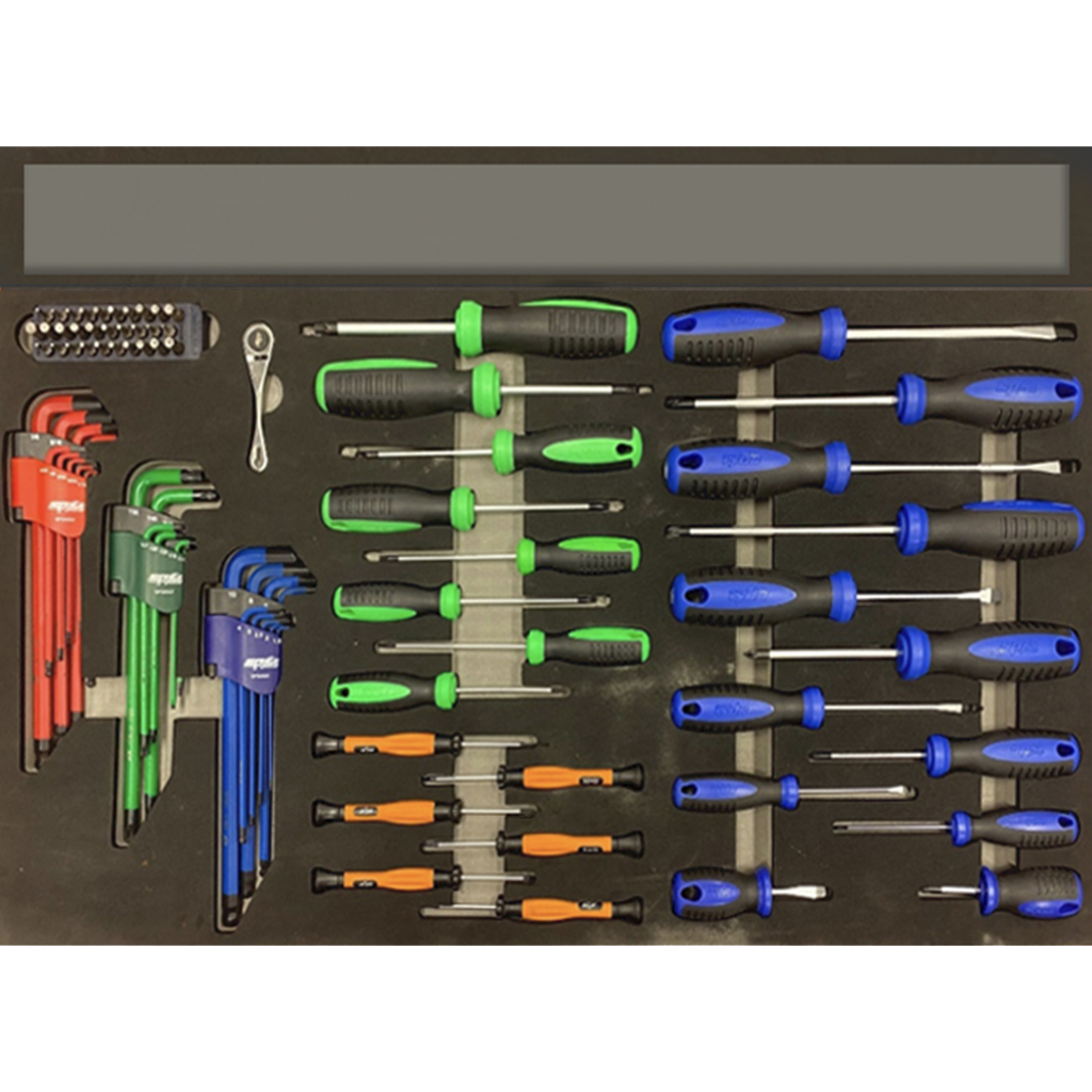 Servante 8 tiroirs FULL équipée - Noir - 494 pièces - Gamme SUMO | SP Tools