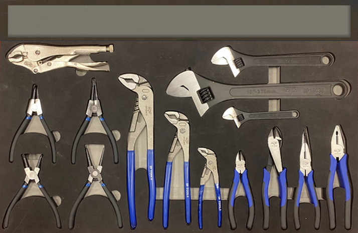 Servante 8 tiroirs FULL équipée - Noir - 494 pièces - Gamme SUMO | SP Tools