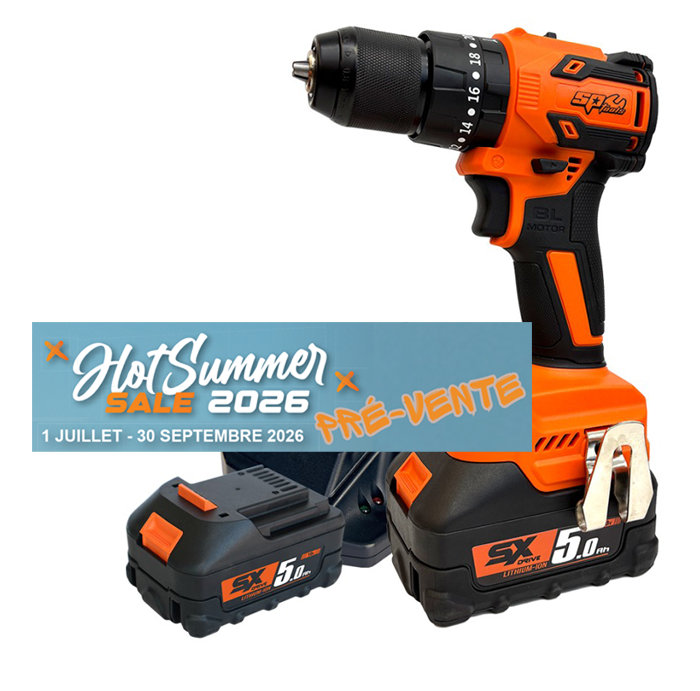 Visseuse 18V - Brushless, 32 Nm, 2 vitesses 370 et 1570 tr/min | SP Tools | SP83235