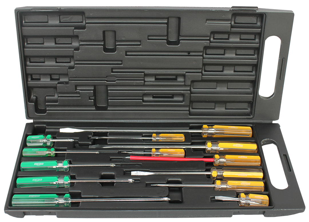 Assortiment de tournevis Phillips, Plats - 13 pièces | SP Tools | T834000