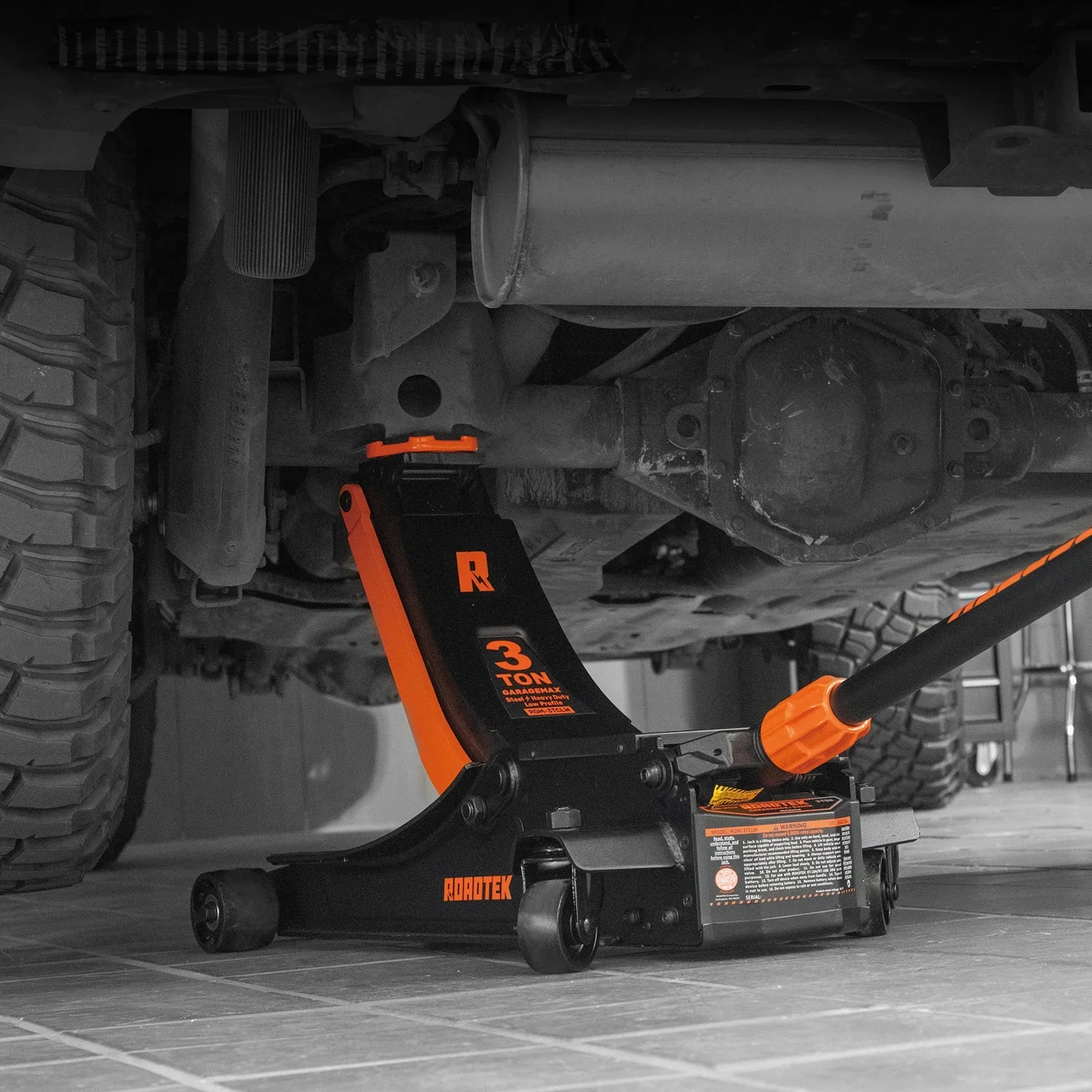 Cric électrique profil bas, 3 tonnes