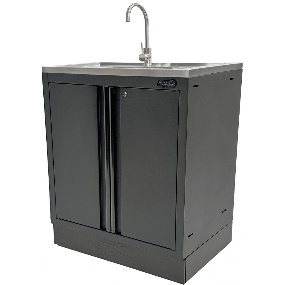 Mobilier USA - Meuble bas 2 portes avec évier | SP Tools | SP45545EU