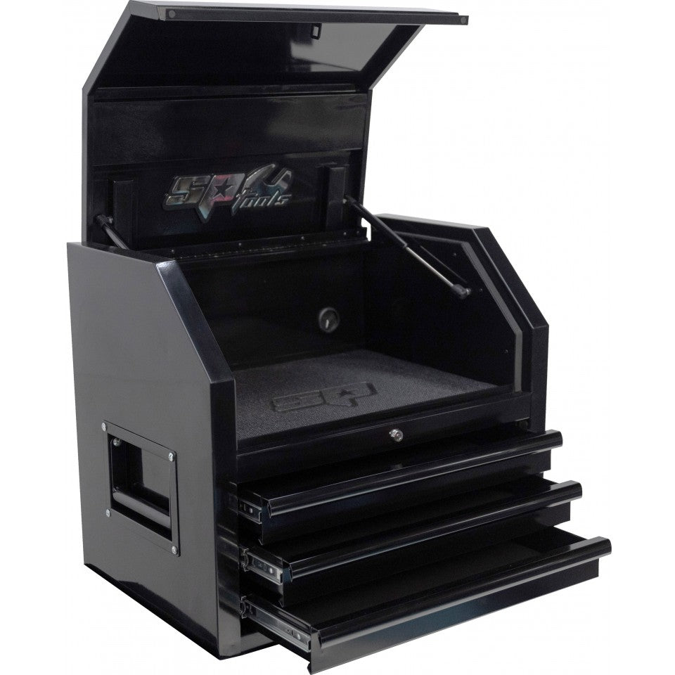 TopBox coffre 3 tiroirs vide Noir CUSTOM SERIES | SP Tools | SP40103BK