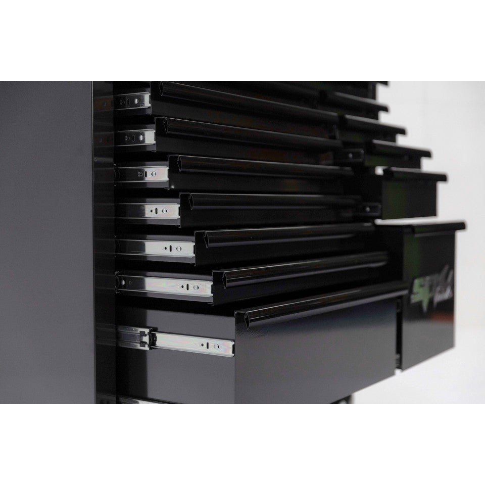 Servante XL 14 tiroirs vide Noire CUSTOM SERIES | SP Tools | SP40628BK