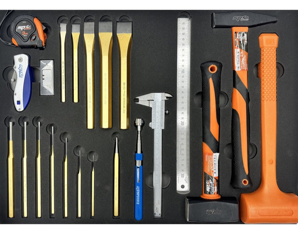 Module frappe coupe mesure - 22 pièces (M) | SP Tools | SP00503HD