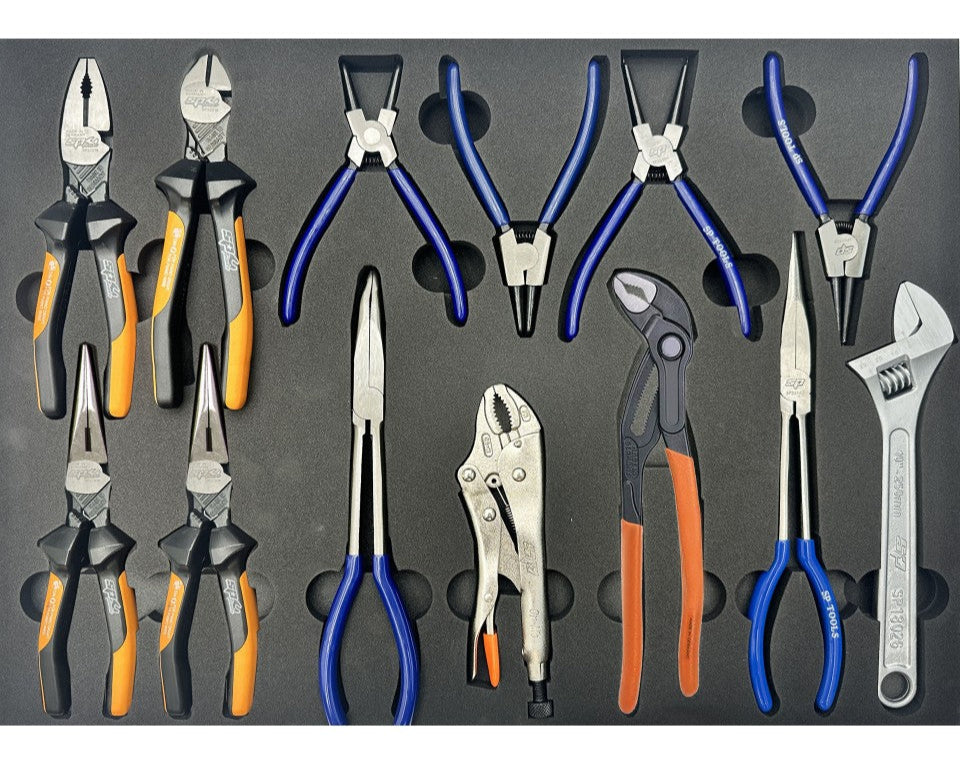 Module pinces (x4 allemandes) - 13 pièces (M) | SP Tools | SP50075P