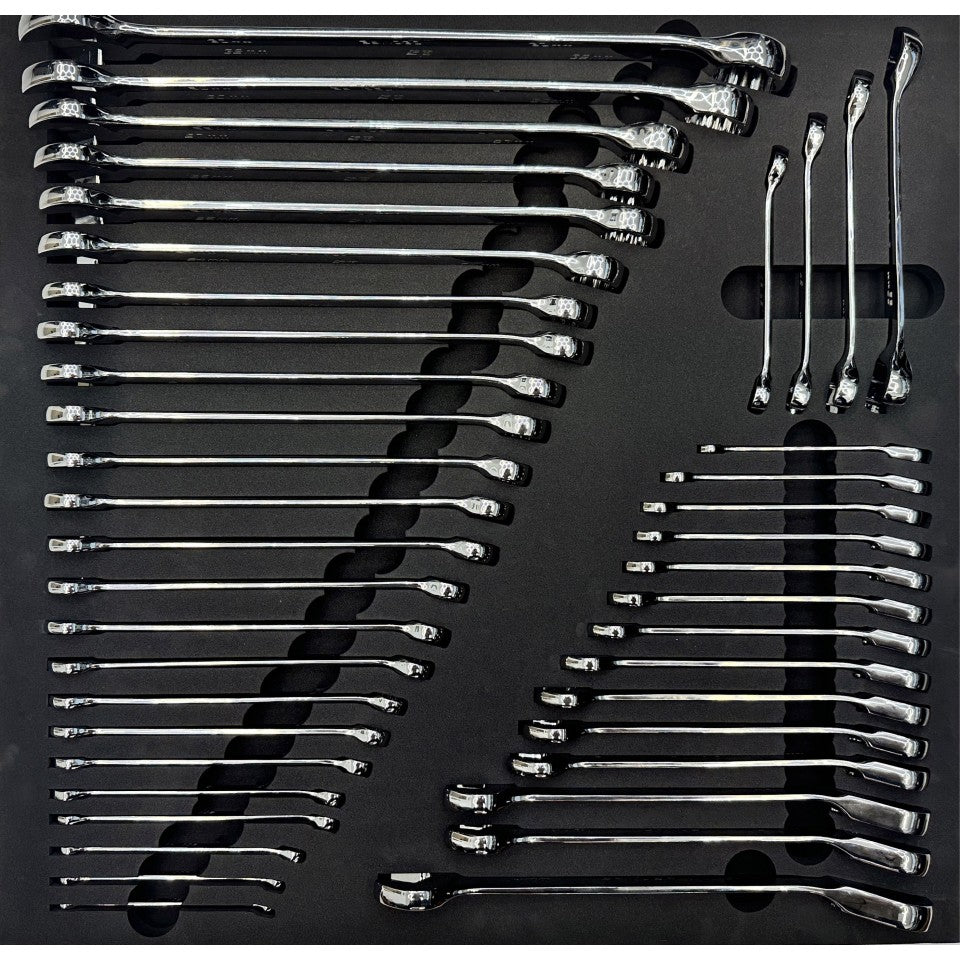 Servante XXL 19 tiroirs dont 11 tiroirs équipés de 622 outils plateau Inox USA SUMO SERIES | SP Tools | SP01128XL