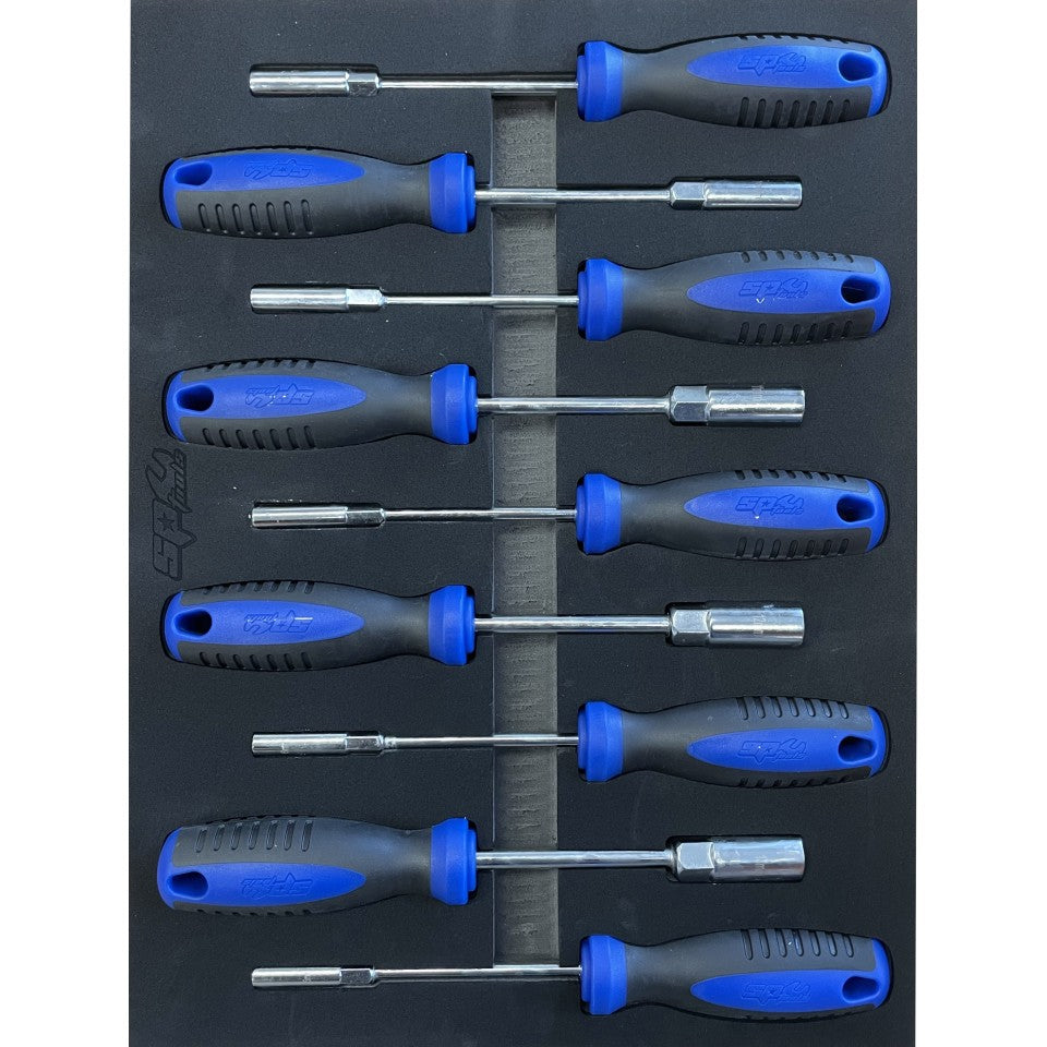 Servante XXL 19 tiroirs dont 11 tiroirs équipés de 622 outils plateau Inox USA SUMO SERIES | SP Tools | SP01128XL