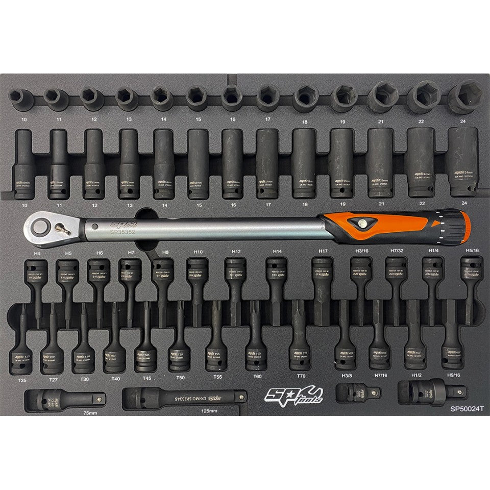 Servante POIDS LOURDS 16 tiroirs dont 12 équipés de 544 outils USA SUMO SERIES | SP Tools