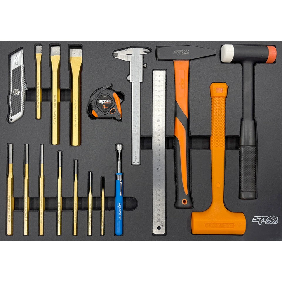 Servante XL 13 tiroirs dont 7 équipés de 374 outils TECH SERIES - EDITION LIMITEE | SP Tools
