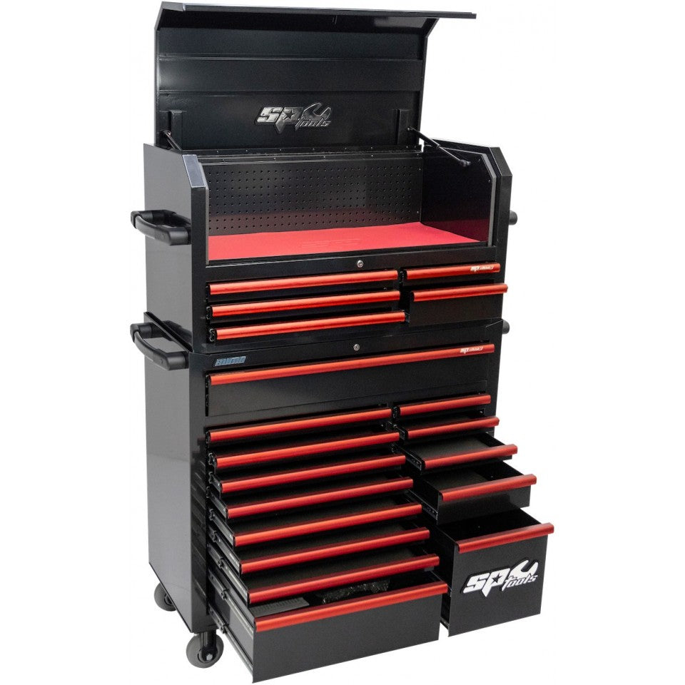 Servante vide + TopBox 19 tiroirs CUSTOM SERIES | SP Tools