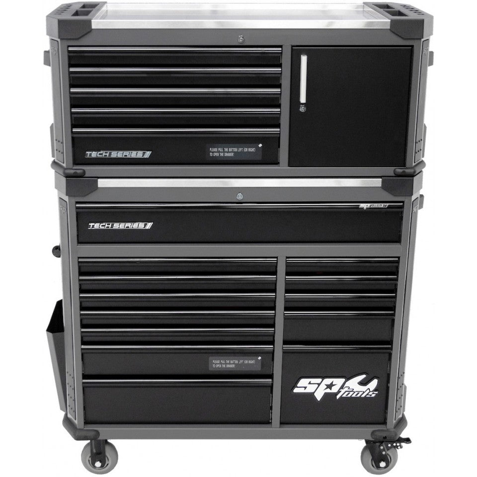 Servante XL avec TopBox 18 tiroirs Noire TECH SERIES | SP Tools | SP01053