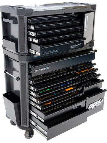 Servante XL avec TopBox 18 tiroirs Noire TECH SERIES | SP Tools | SP01053