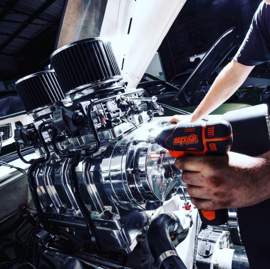 Clé à chocs 3/8'' 12V - 105 Nm, 2200 tr/min - Machine seule | SP Tools | SP81113BU