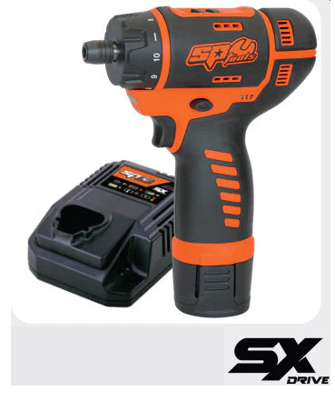 Visseuse à chocs 1/4'' avec embout 12V 2.5 Ah - 17 Nm, 1700 Rpm | SP Tools