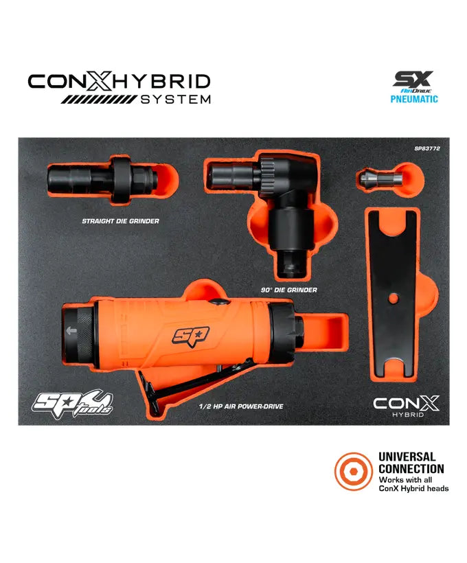 CONX HYBRID SYSTEM - KIT ConX Pneumatique Meuleuses SX AIRDRIVE | SP Tools | SP837772