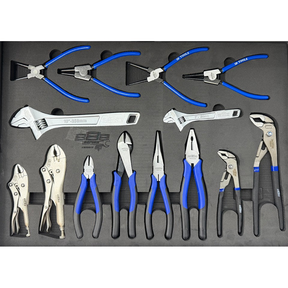 Servante 8 tiroirs dont 6 équipés de 420 outils 888 SERIES | SP Tools | T850150