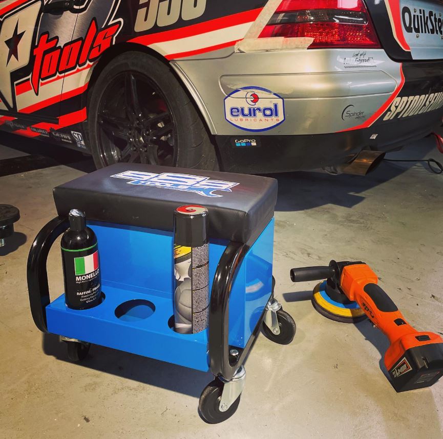 Siège d'atelier 2 en 1 avec rangements | SP Tools | T8R58