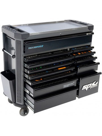 Servante XL Experts 13 tiroirs dont 10 équipés de 477 outils TECH SERIES | SP Tools